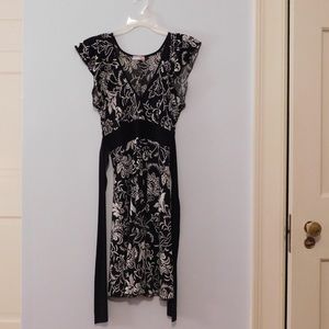 Black and white dress